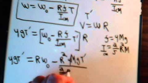 Analytical Mechanics Video 34: Billiard Ball - Pure Angular Velocity ~ Pure Roll