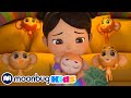 5 Little Monkeys | LELLOBEE 🥕 | Old MacDonald&#39;s Farm | MOONBUG KIDS | Animal Cartoons for Kids