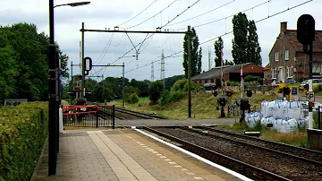 Dutch Railroad Crossing/ Level Crossing/ Spoorwegovergang Klimmen- Ransdaal (Termaar)