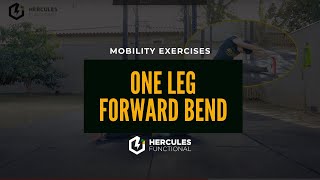 One leg forward bend