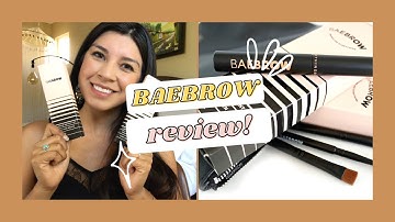 Baebrow Review | Dark Brown + Black Tint!