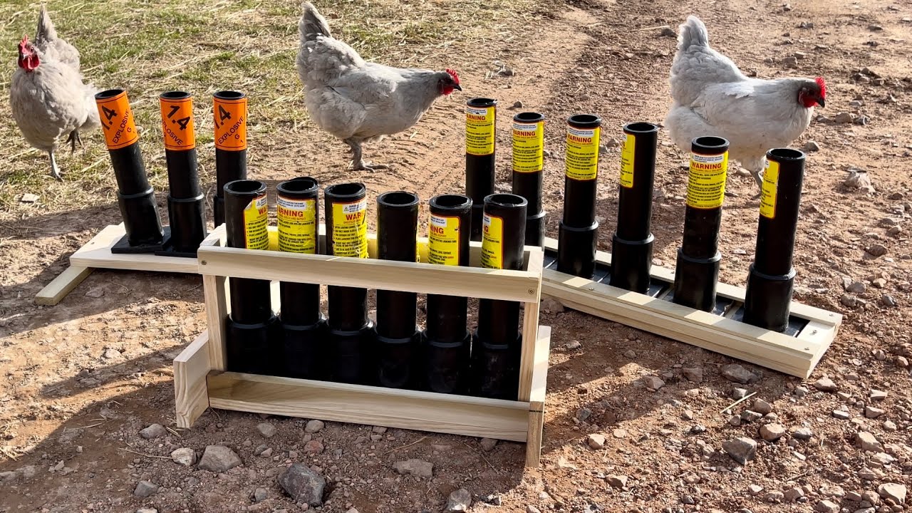 How to Re-Purpose your HDPE Excalibur Mortar Tubes in Racks