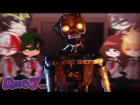 BNHA REACT Esconde-Esconde Infinito | Five Nights at Freddy's: Secret of the Mimic | Iron Master