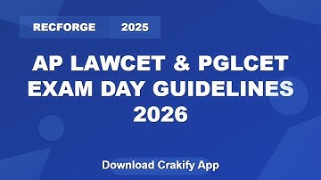 AP LAWCET & PGLCET 2026 Exam Rules & Dress Code | Crack the Exam