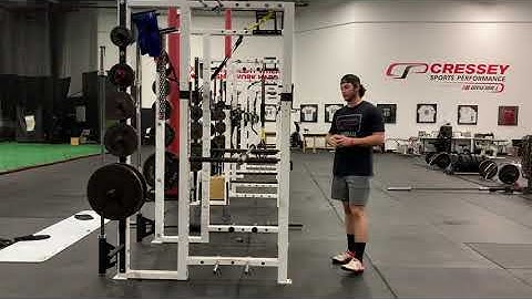 Barbell Anterior Loaded Split-Squat from Pins
