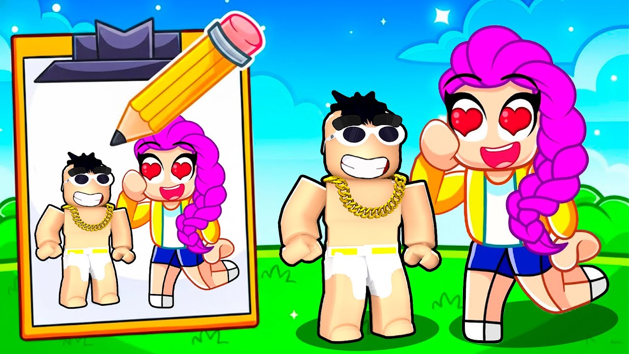 TOUT ce que je DESSINE devient VRAIE sur Roblox !