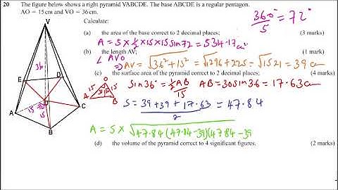 2014 KCSE MATHEMATICS PAPER 1 NO 20