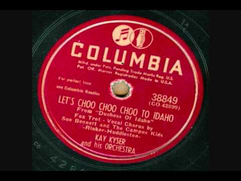Recorded February 24, 1950. Kay Kyser and his Orchestra, with vocals by Sue Bennett and The Campus Kids, released on Columbia Records. Song was originally performed by Connie Haines and Van Johnson in the 1950 movie "Duchess of Idaho." Musicians on the Kay Kyser recording include well-known band members Merwyn Bogue (a/k/a/ Ish Kabibble), who played cornet/trumpet, and saxophonist Jack Martin. Recording was made during the time Kay Kyser's "College of Musical Knowledge" aired on NBC Television.