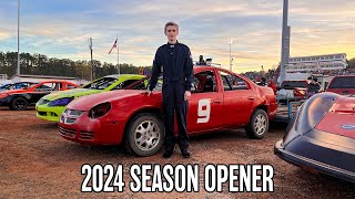 Connor's First Wreck in the Neon at Dixie Speedway's Season Opener | 04/06/24