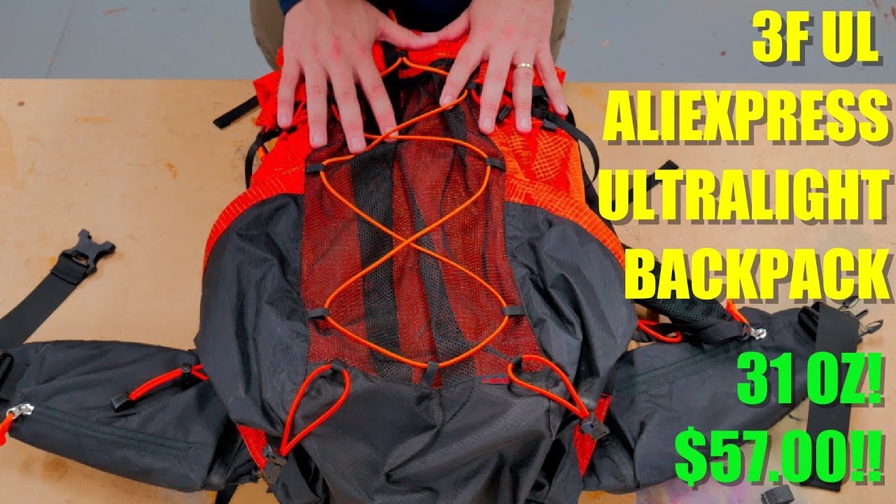 The BEST Budget Ultralight Backpack? 3F UL 40+16 Ultralight Backpack from  AliExpress