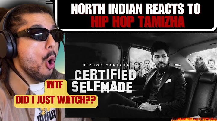 NORTH INDIAN REACTS 2 Certified Self Made | Hiphop Tamizha | Official Lyric Video