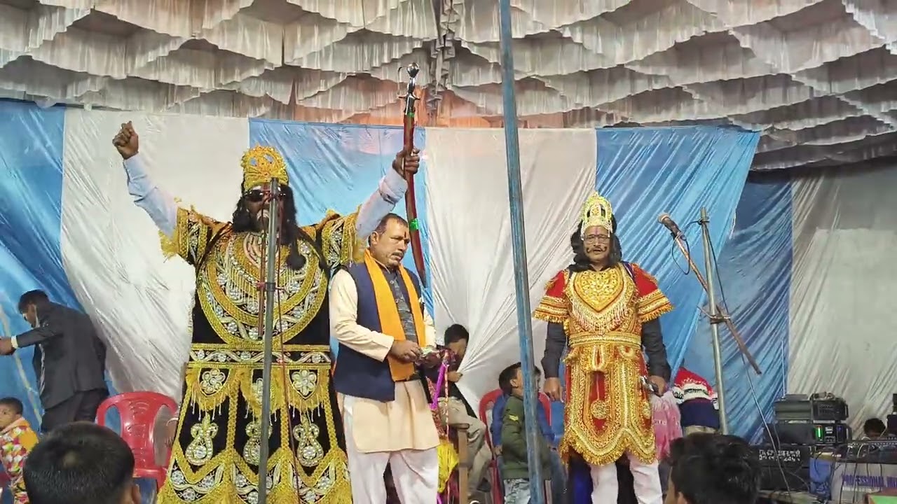 Ramsahayसीता स्वयंवर के दौरान लंकापति रावण और बाणासुर का संवाद एक तीखा और अहंकार से भरा वार्तालाप है