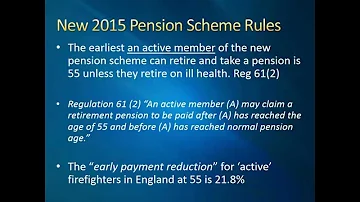 2015 Firefighters' Pension Scheme rules | A briefing for members