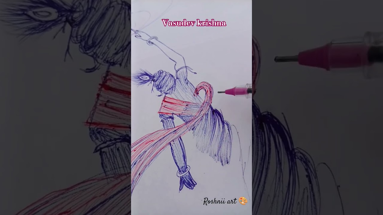 vasudev krishna drawing 