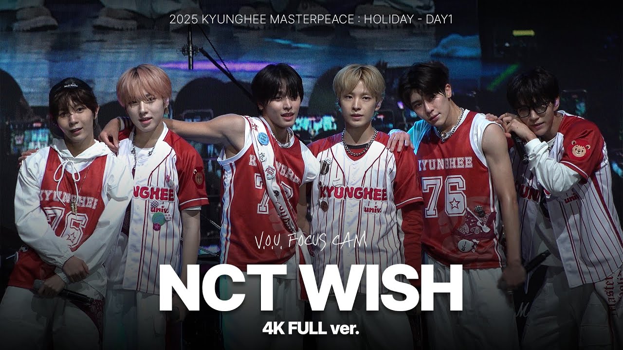 [V.O.U. 직캠] 250930 NCT WISH 직캠 4k Full ver. | 2025 경희대학교 가을 대동제 | 경희대 방송국 V.O.U.