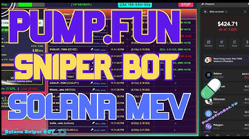 Solana Sniper Bot Execution Map | Pump Fun Launch Handling with MEV Logic