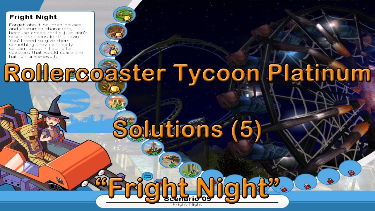Rollercoaster Tycoon 3 Solutions 5 Fright Night YouTube rollercoaster-tycoon-3-solutions-5-fright-night-youtube