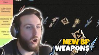 Updated NEW Battle Pass Weapon Tier List