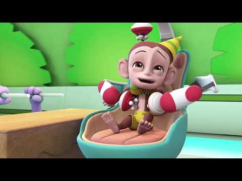 animated monkey tickled