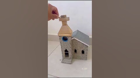 Incredible Tiny house made with mini bricks | #miniature #diy