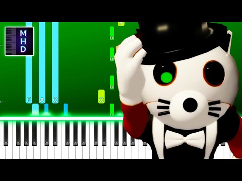 Piggy Roblox - Felix Theme (Piano Tutorial Easy)