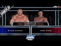 WWE Backlash 2003 Brock Lesnar Vs John Cena WWE Smackdown Heres Comes The Pain PS2