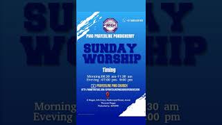 #come #and #be blessed @prayerlinepmgchurchpuduche2006