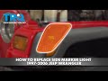 How to Replace Side Marker Light 1997-2006 Jeep Wrangler