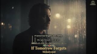 🎵 If Tomorrow Forgets - Melodyspot | Official Lyric Video 💖 Cinematic Love Ballad