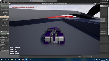 UE4 Accelleracers Project Tech Demo - Spline Track Driving