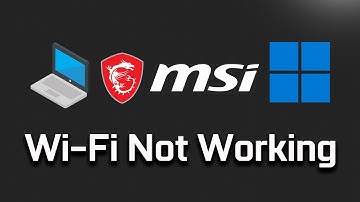Fix MSI Wi-Fi Not Working in Windows  11 [2025]