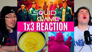 REACTING to *1x3 Squid Game* UMBRELLA GAMES??!! (First Time Watching) Tv Shows