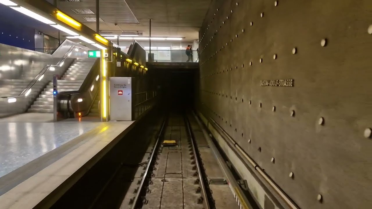 VAG Nürnberg - DT3 Automatische U-Bahn - U3 - Mitfahrt von Großreuth bei Schweinau nach Nordwestring