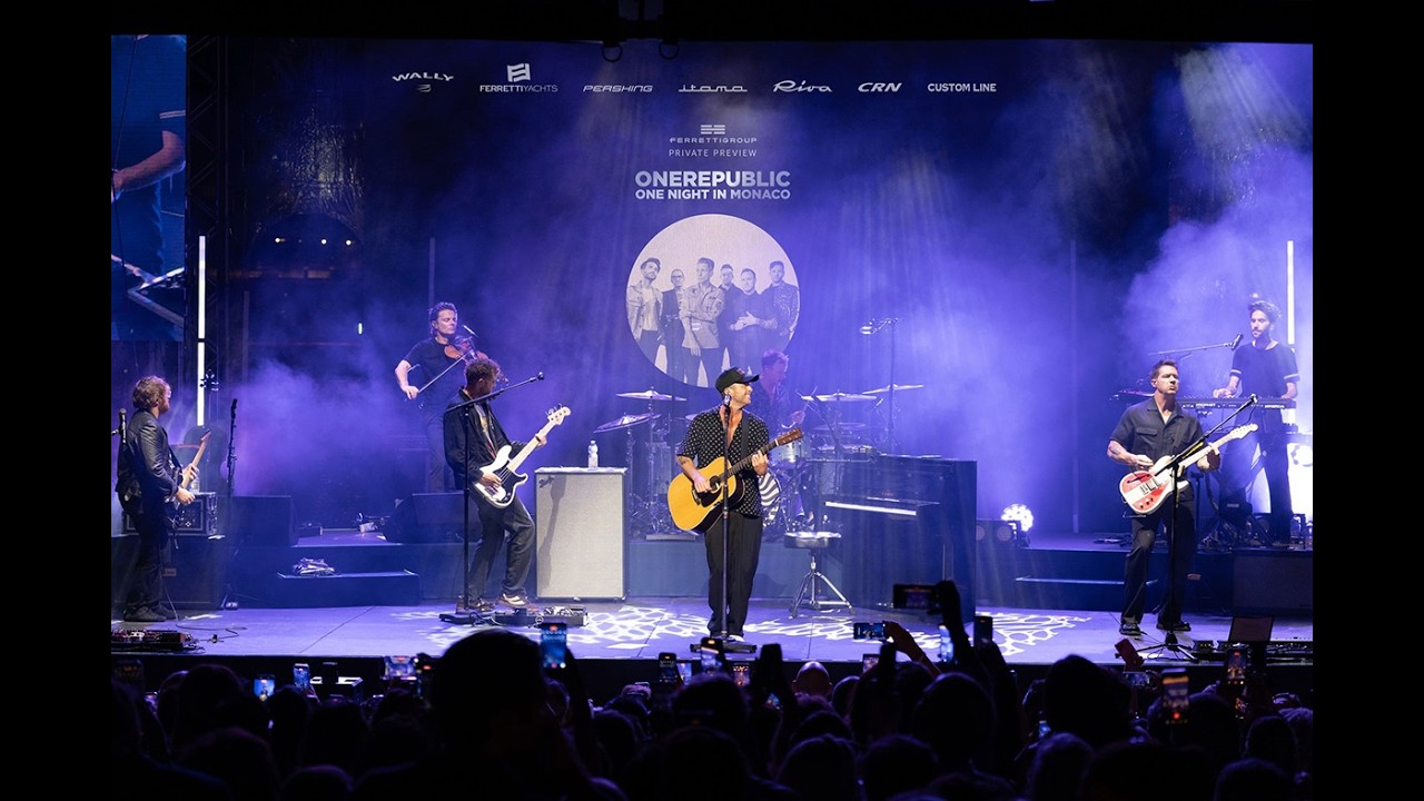 ⁣Ferretti Group's Private Preview showcased 41 motor yachts and a live performance by OneRepublic.