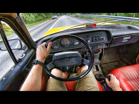 1977 Moskvich 2137 1.5 MT - POV TEST DRIVE