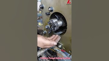 3 Rollers Thread Rolling Machine #threadrollingmachine