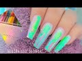 how to do aurora nails.Glass nails.Nail art tutorial for beginners
