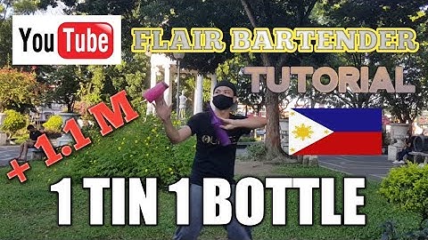 Flair Bartending Tutorial 1 Bottle 1 Tin Working Flair Basic Moves