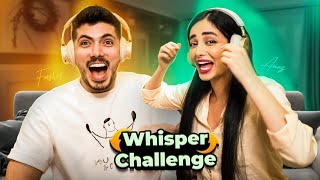 Whisper Challenge x AINAZ 🤣 خنده دارترین چالش لب خونی با آیناز