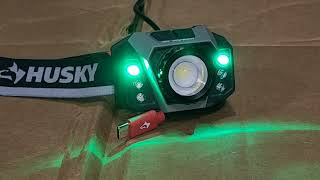 Using the Husky 600 Lumens Dual Power Twist to Focus Rechargeable Headlight