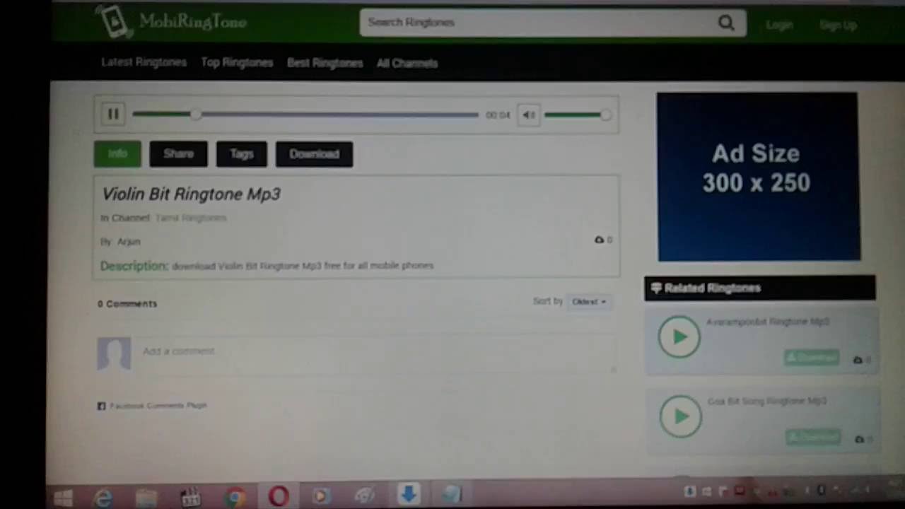 tamil violin ringtone YouTube