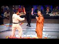 When a karate fighter challenge a shaolin kung fu master you wont believe what happens next