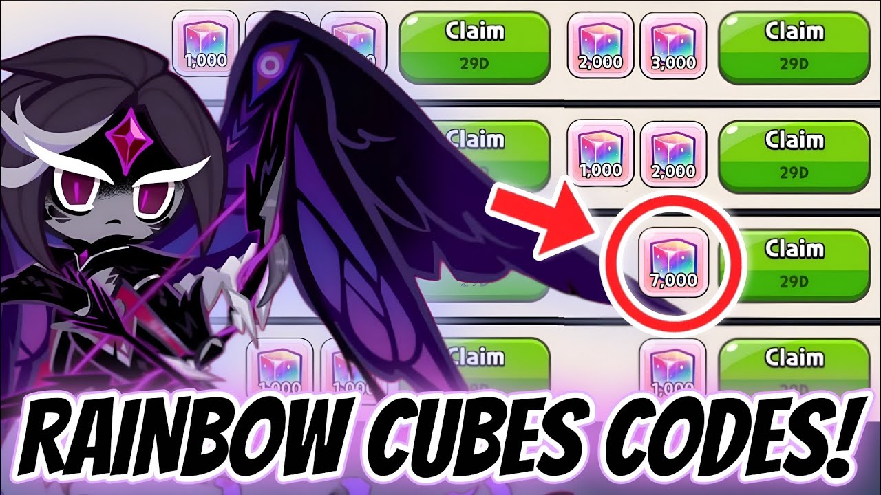 New Rainbow Cubes CODES 😭 - YouTube