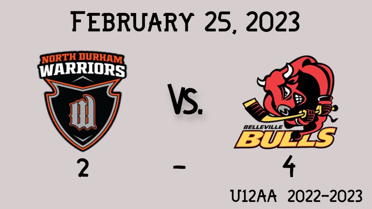 U12AA 2022 North Durham Warriors vs Bellville Bulls