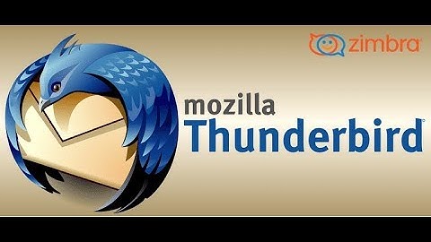How to configuration Thunderbird with Zimbra
