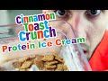 Cinnamon Toast Crunch PROTEIN ICE CREAM I ANABOLIC Milkshake Greg Doucette Inspired 70 Grams Protein