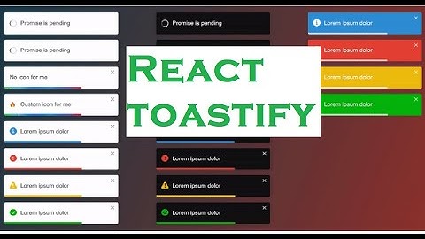 Part 37 React Tutorial | React Toastify |  React library