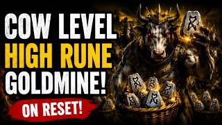 Cows Are Insane on Reset + My Endgame Blizzard Sorc | D2R