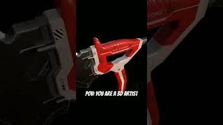 3D Mechanical Axe #3dmodel #3ddesign #3d #3dprinting #gameart #artist #gaming #models