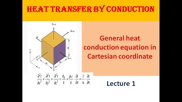 L1_HT General Heat Conduction Equation in Cartesian Coordinate